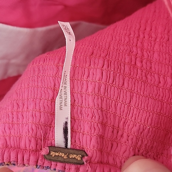 Nwot Free People Lights out corset Pink Extra Large - Picture 7 of 8